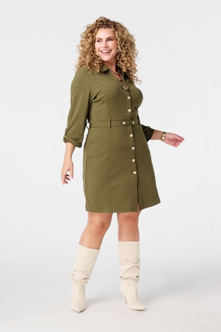 Vestido con botones decorativos Vestido con botones decorativos