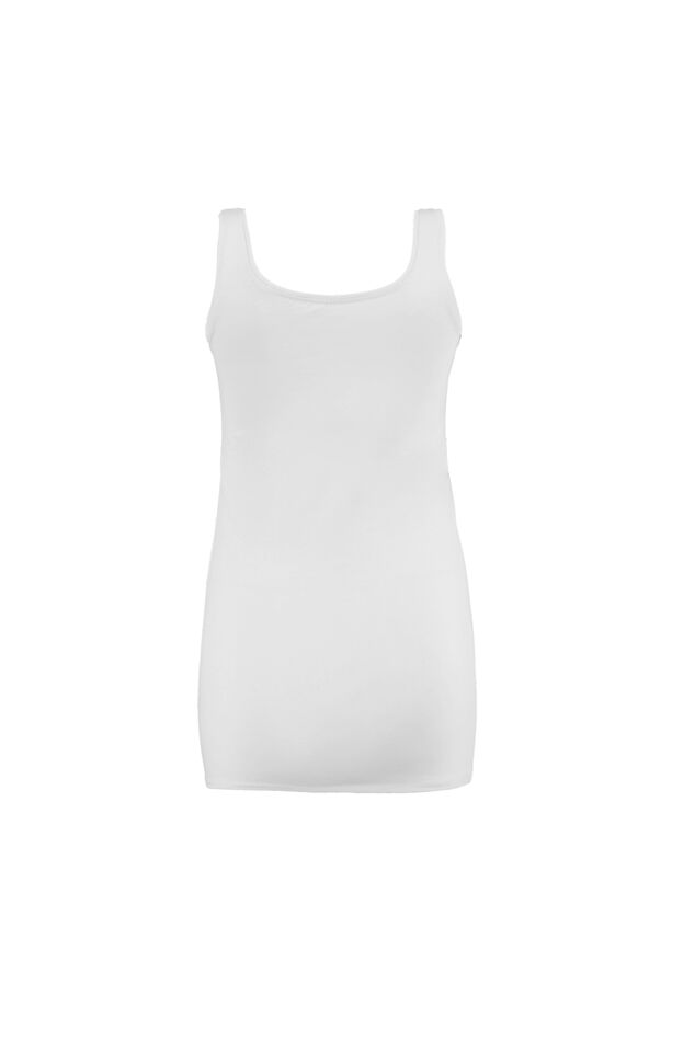 Camisola larga de algodón image number 2