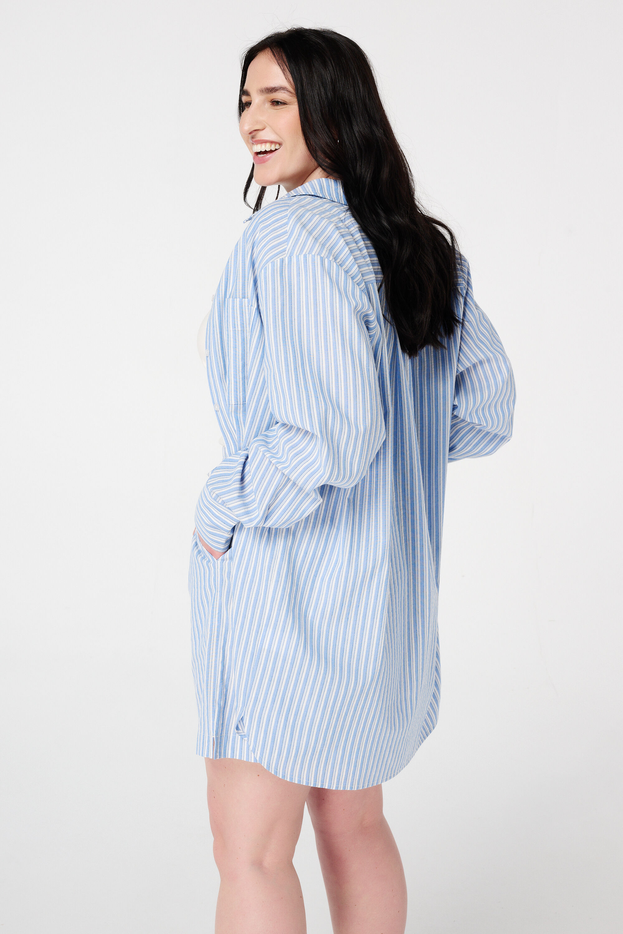 Blusa de algod&oacute;n a rayas image number 3