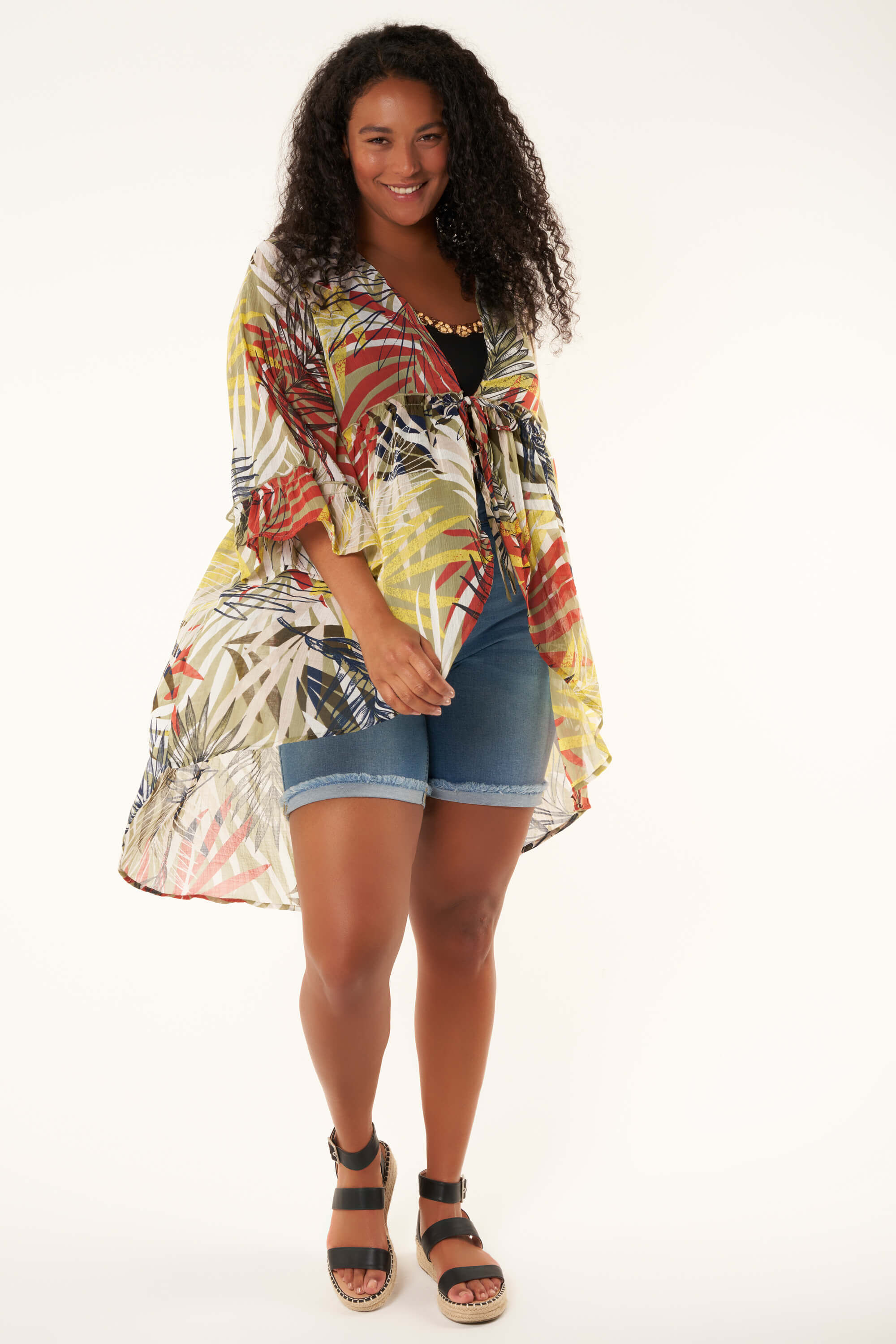 Kimono con estampado image number 6