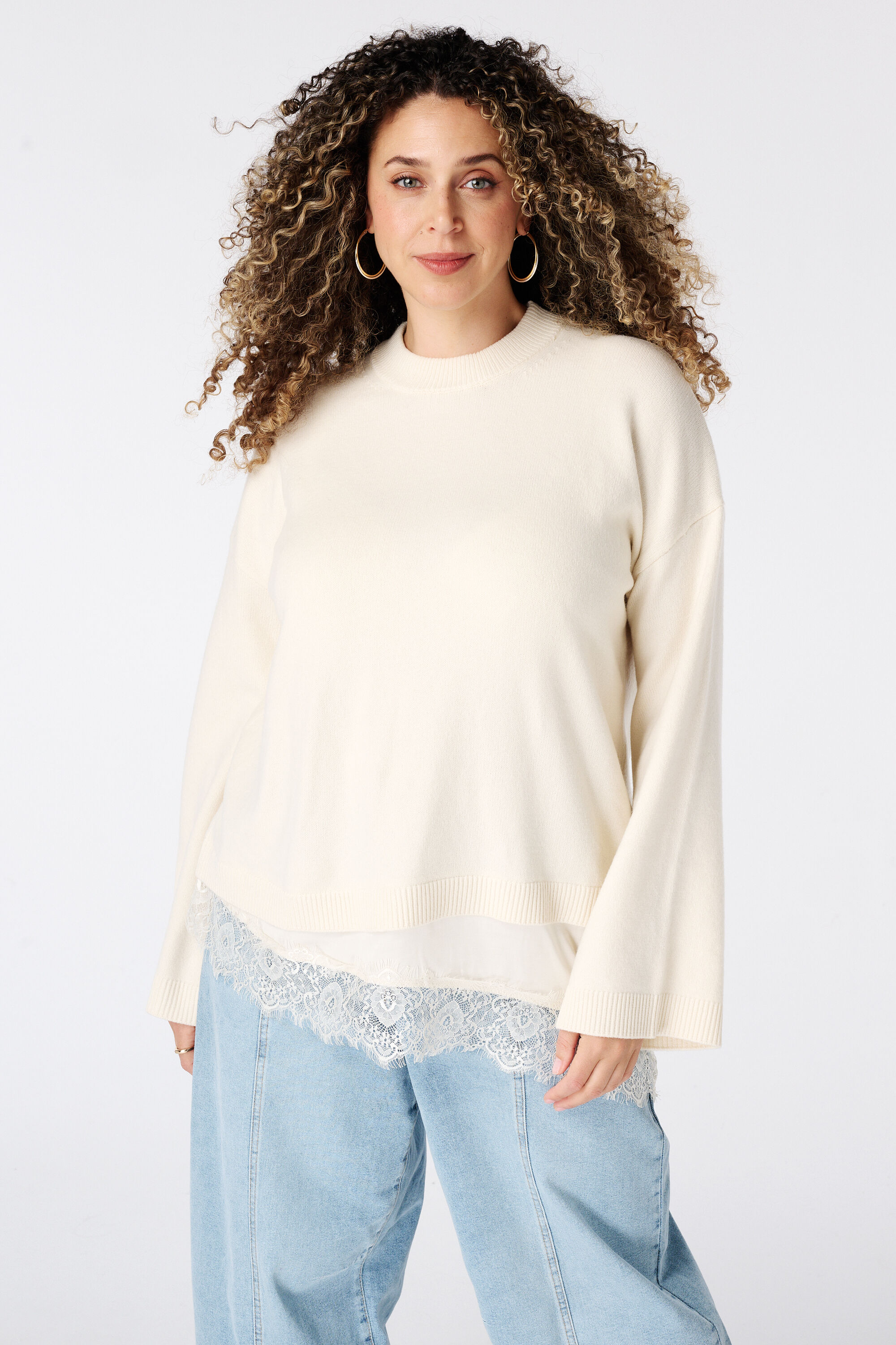 Jersey con encaje image number 0