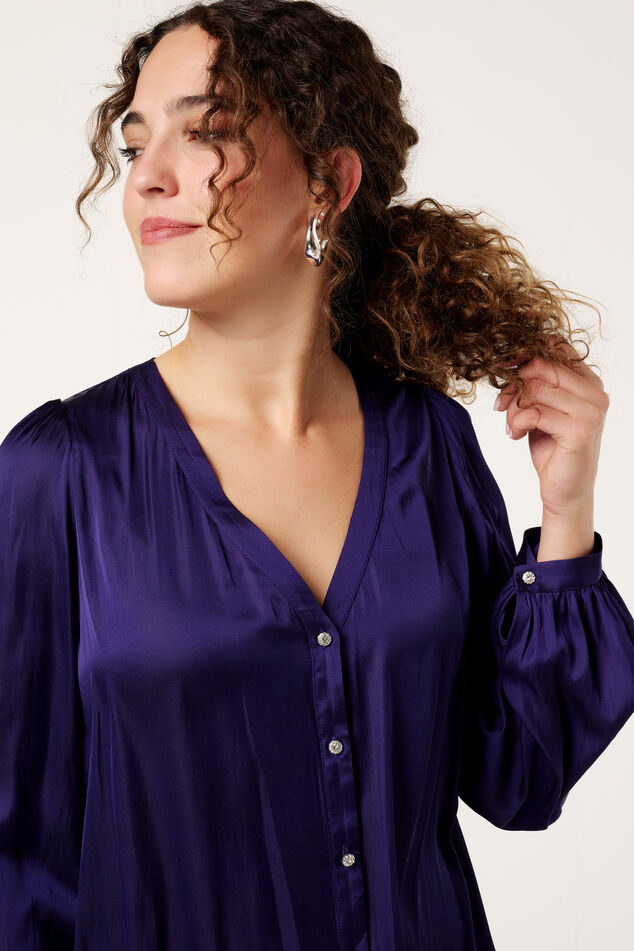 Blusa de satén  image number 4