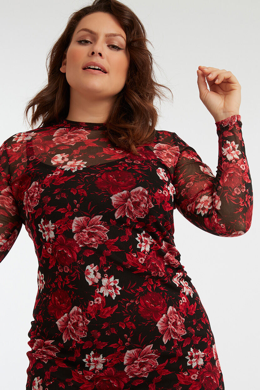 Vestido semitransparente image number 6