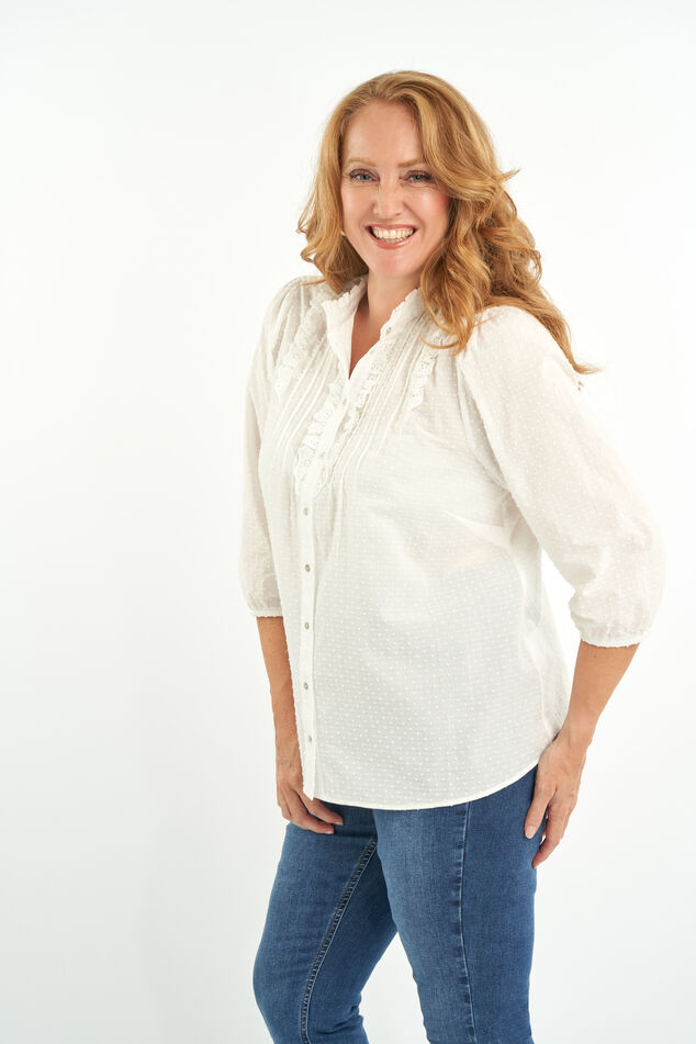 Blusa con volantitos image number 0