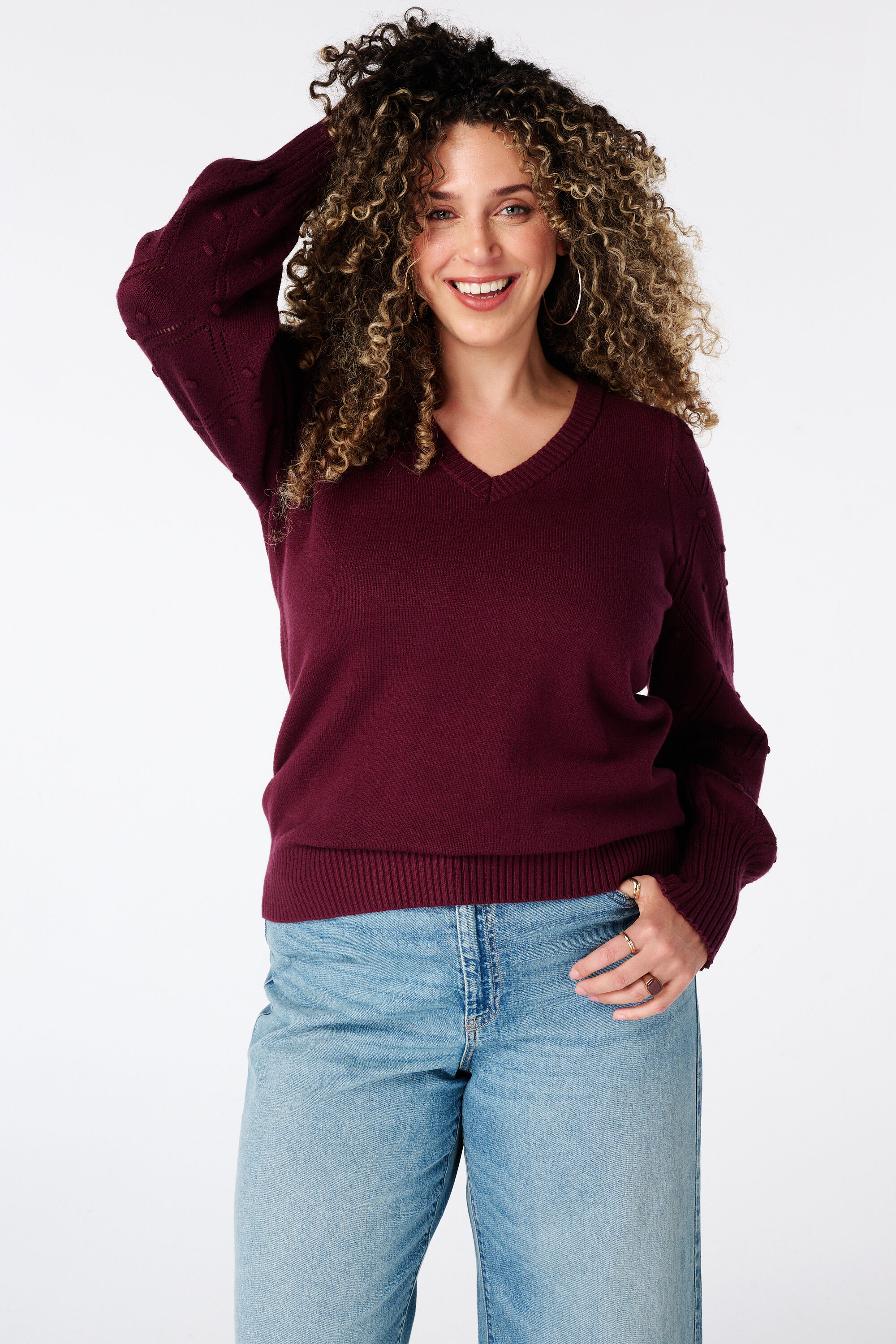 Jersey de cuello de pico