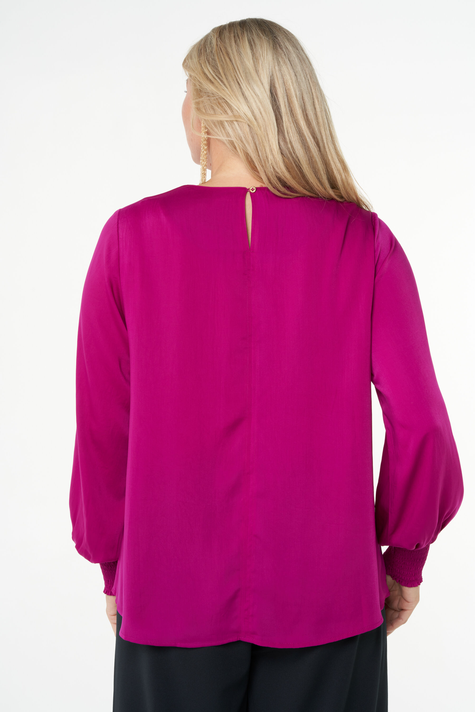 Blusa de sat&eacute;n  image number 4