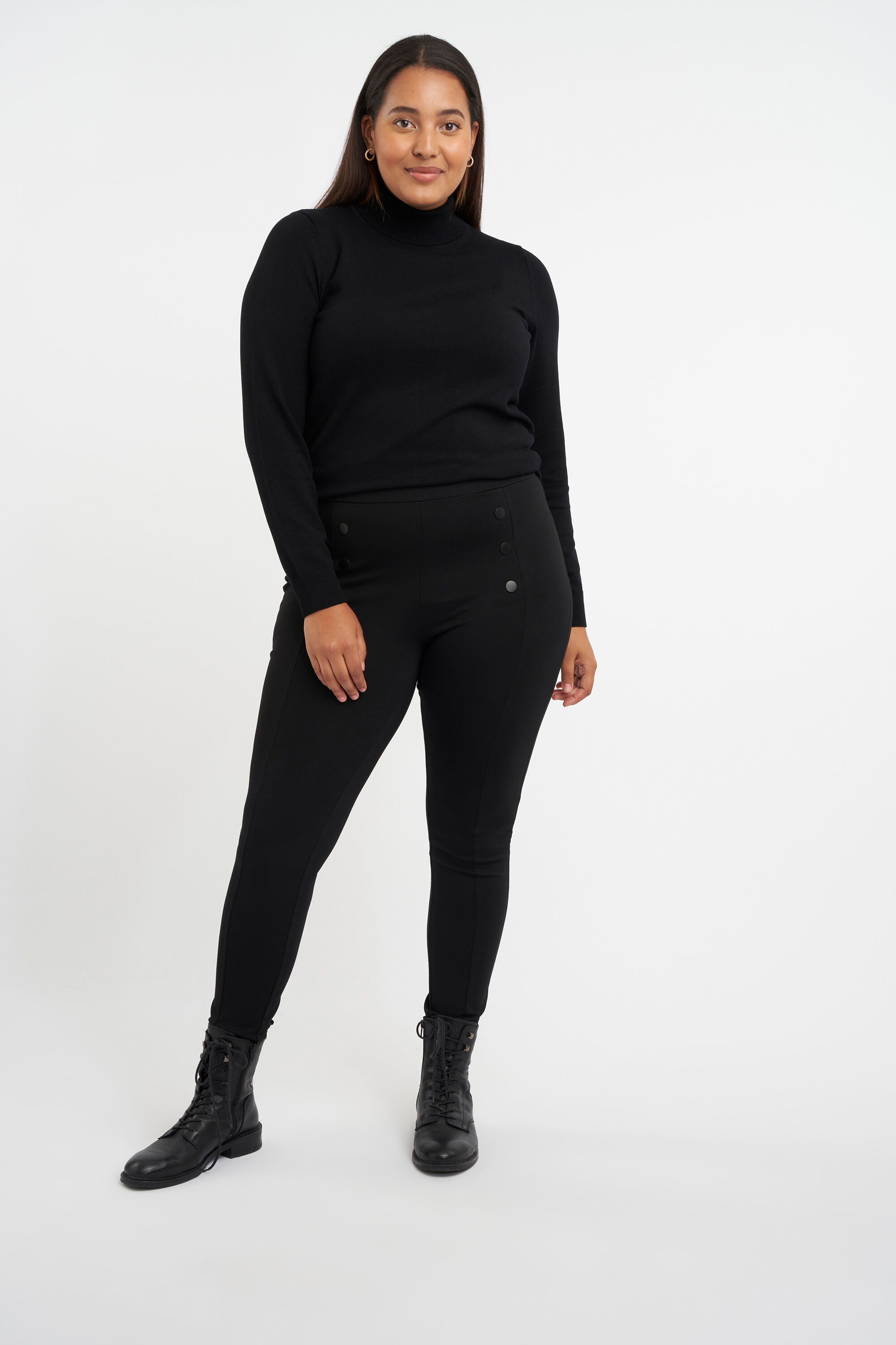 Treggings con detalles image number 4