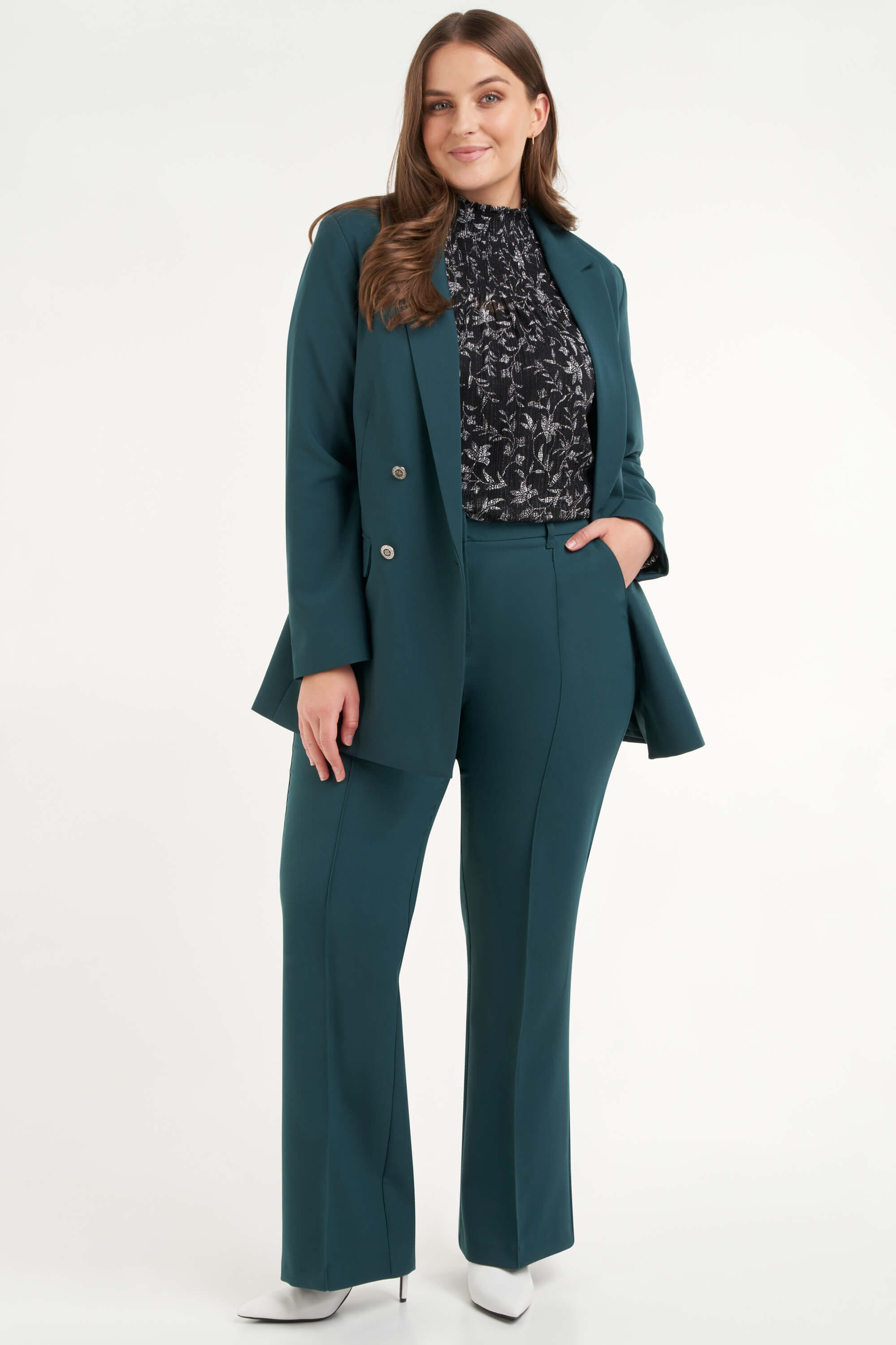 Blazer con doble pechera image number 5