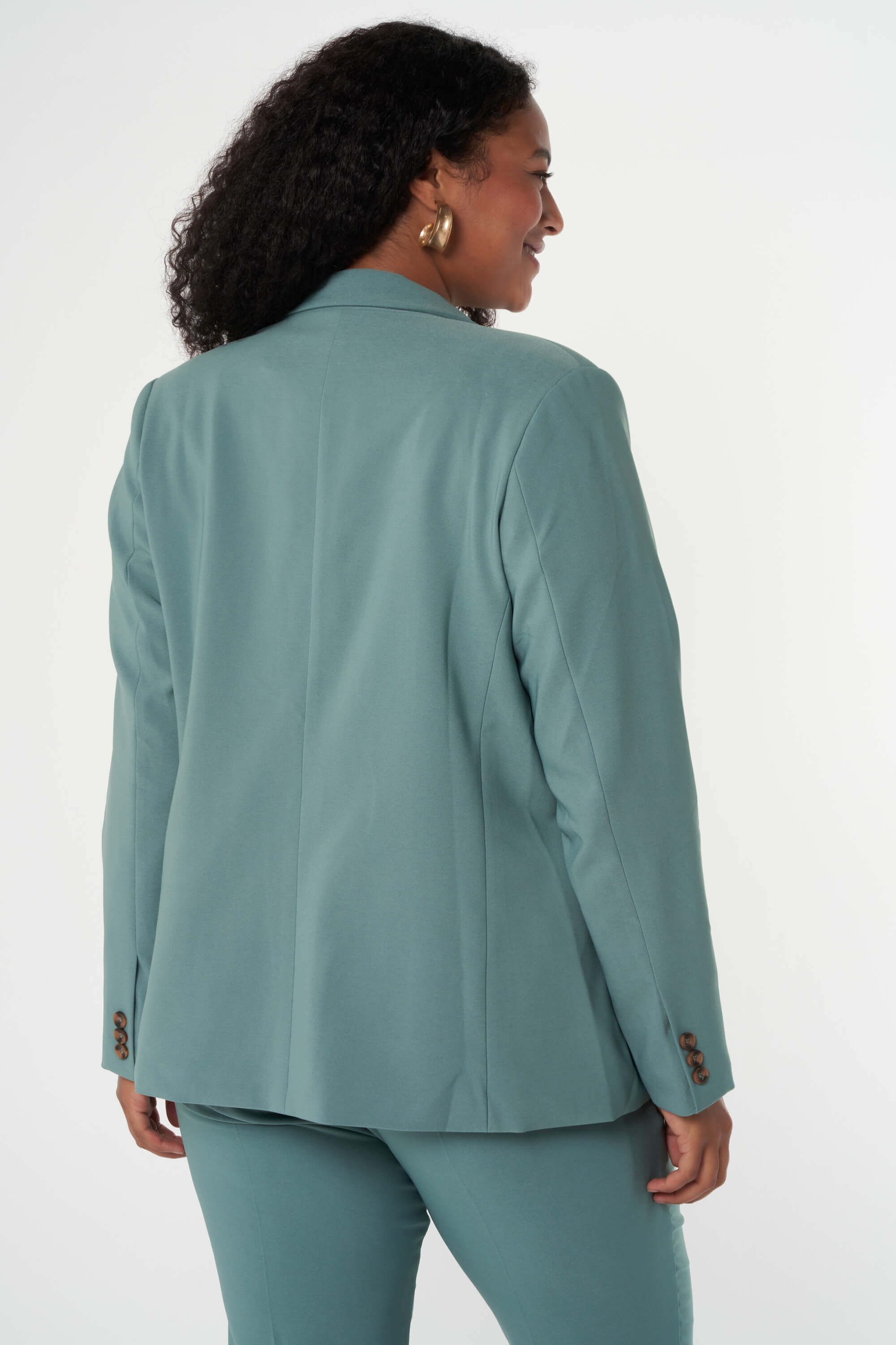 Blazer con cierre de bot&oacute;n image number 3