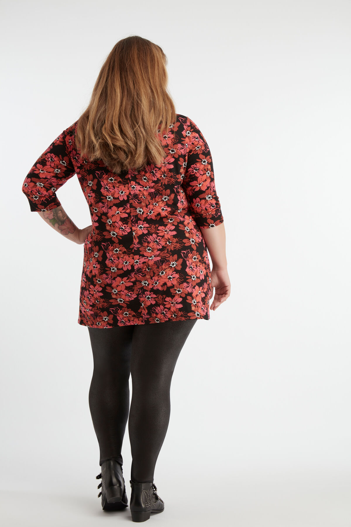 Leggings con revestimiento de animal print image number 6