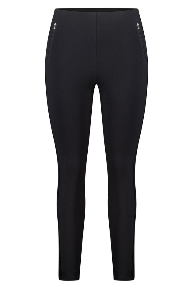 Leggings ajustados con lentejuelas en los laterales image number 1