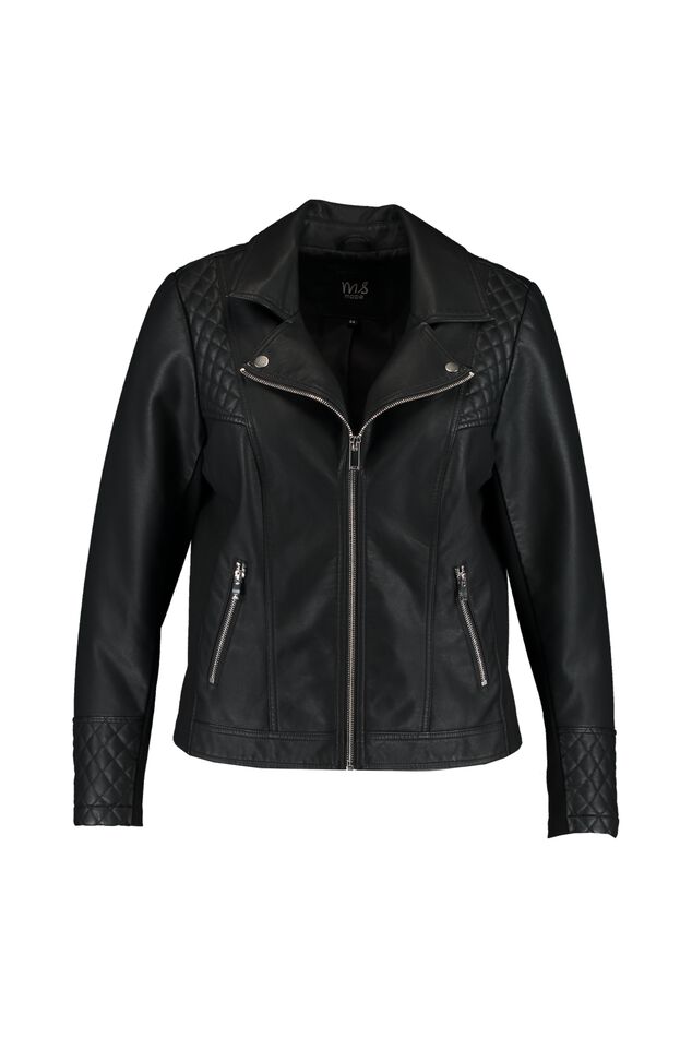 Chaqueta de cuero PU image number 1