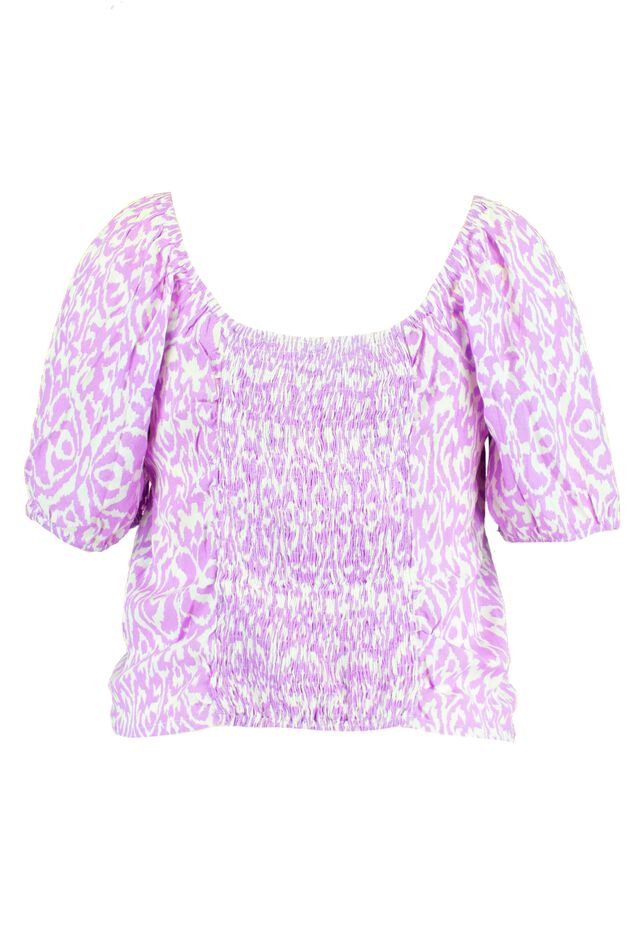 Top con detalle de encaje image number 3