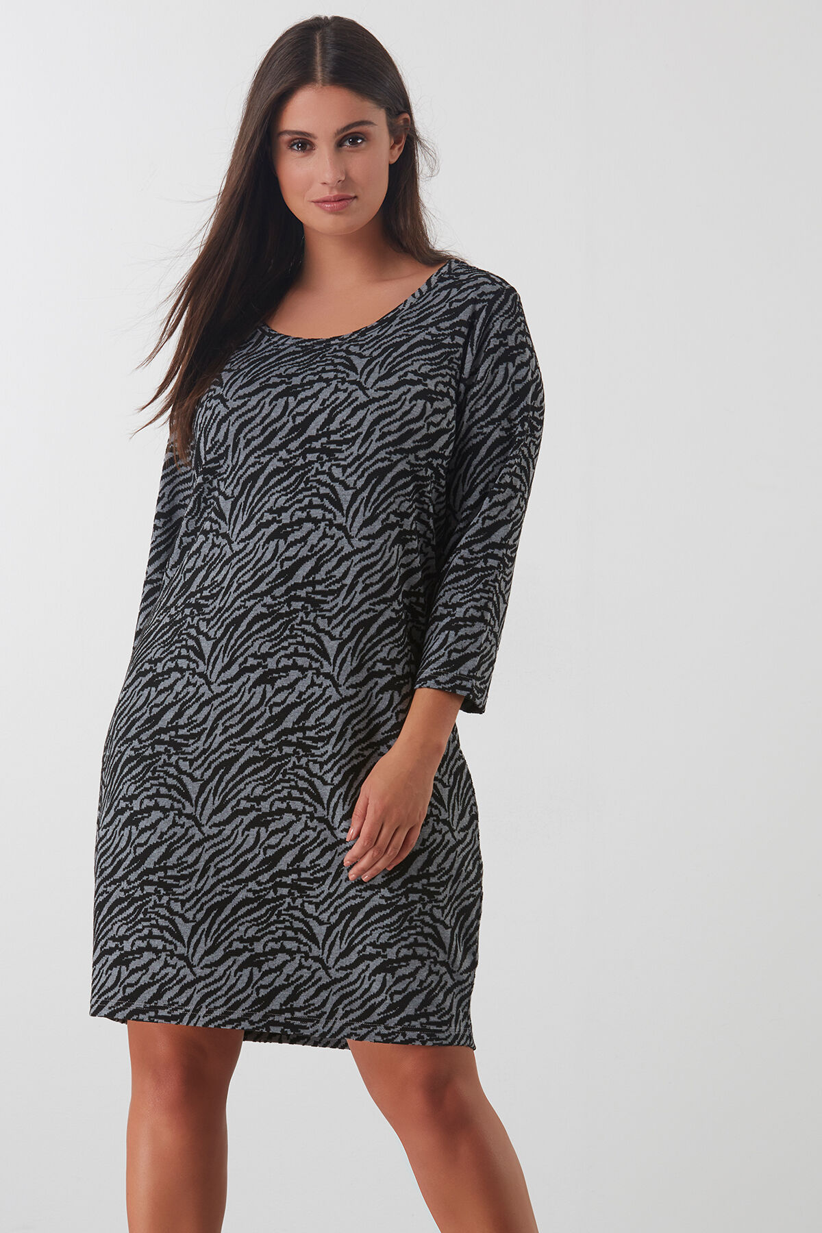 Vestido con estampado integral image number 3