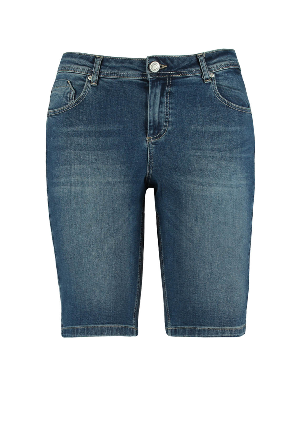 Pantal&oacute;n vaquero corto image number 1