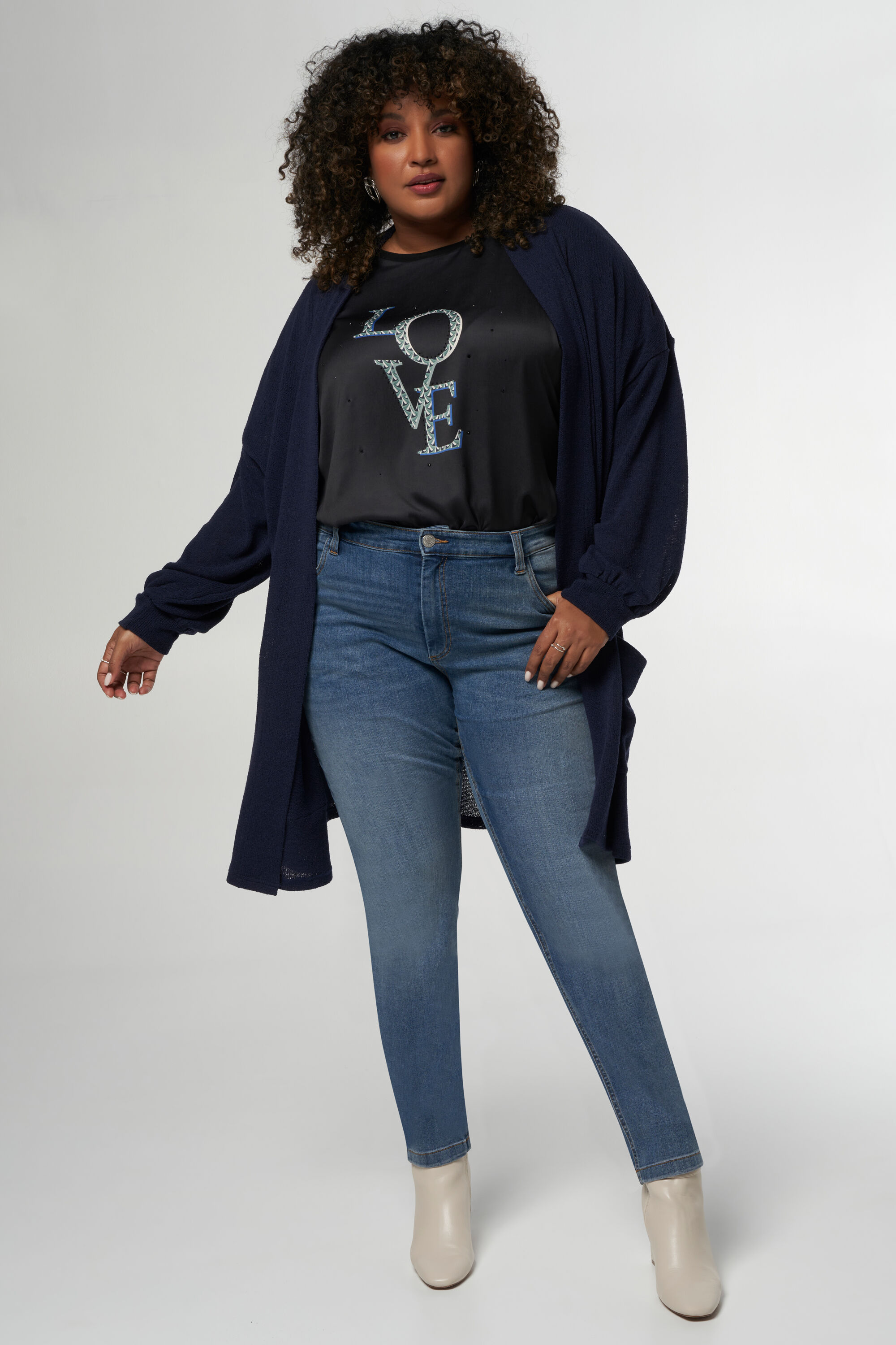 C&aacute;rdigan de corte holgado image number 5