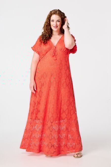 Maxivestido de ganchillo Maxivestido de ganchillo
