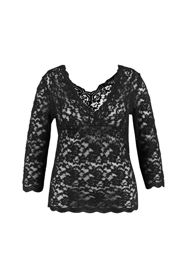 Top de encaje image number 1