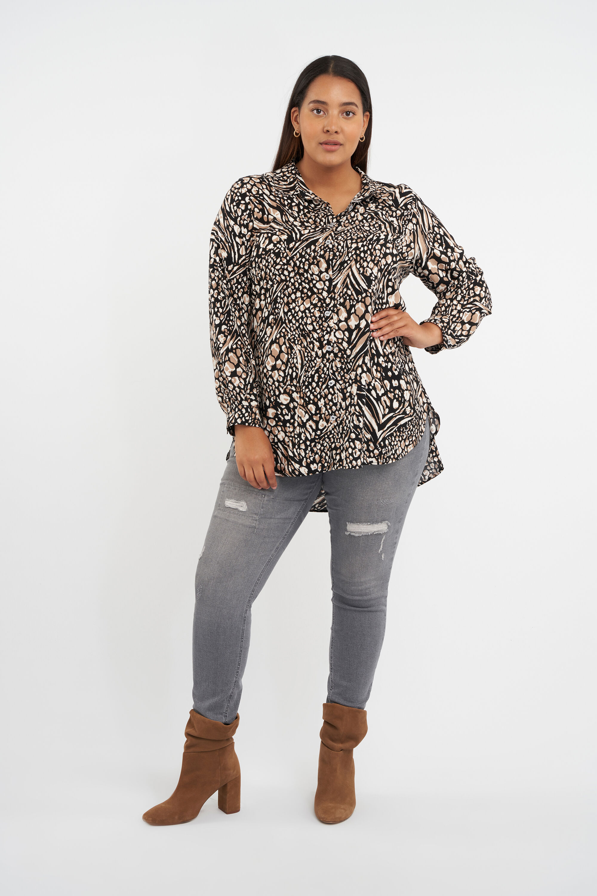 Blusa con estampado image number 5