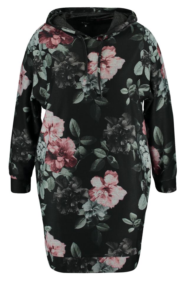 Vestido suéter con estampado floral image number 2