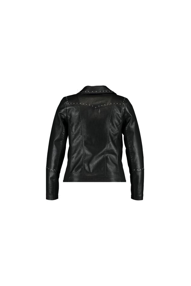 Chaqueta de cuero sintético con tachuelas image number 2