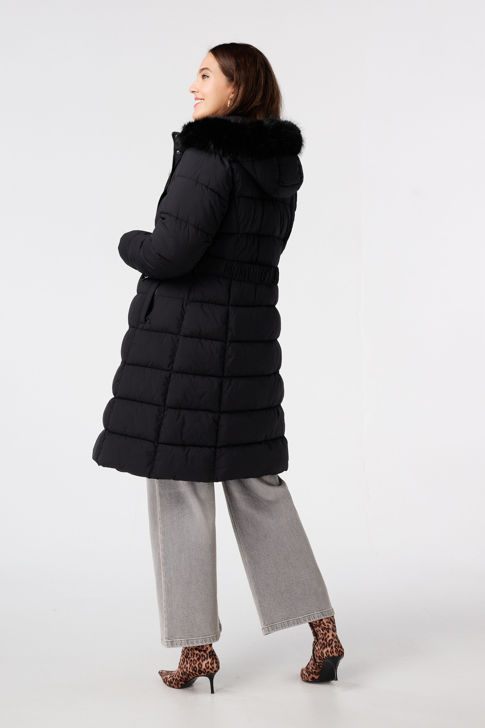 Chaqueta con cintur&oacute;n image number 3