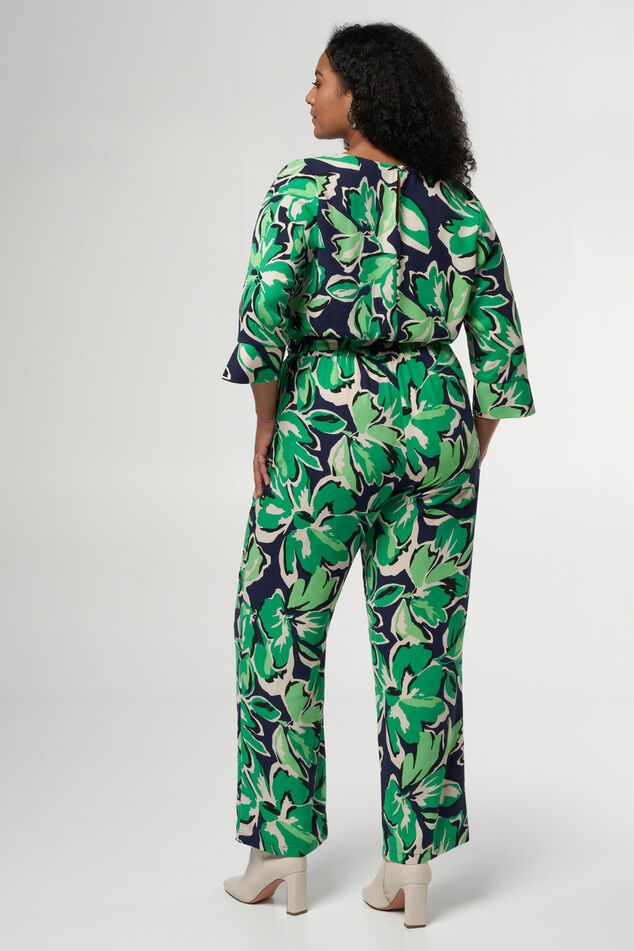 Mono con estampado floral verde image number 3