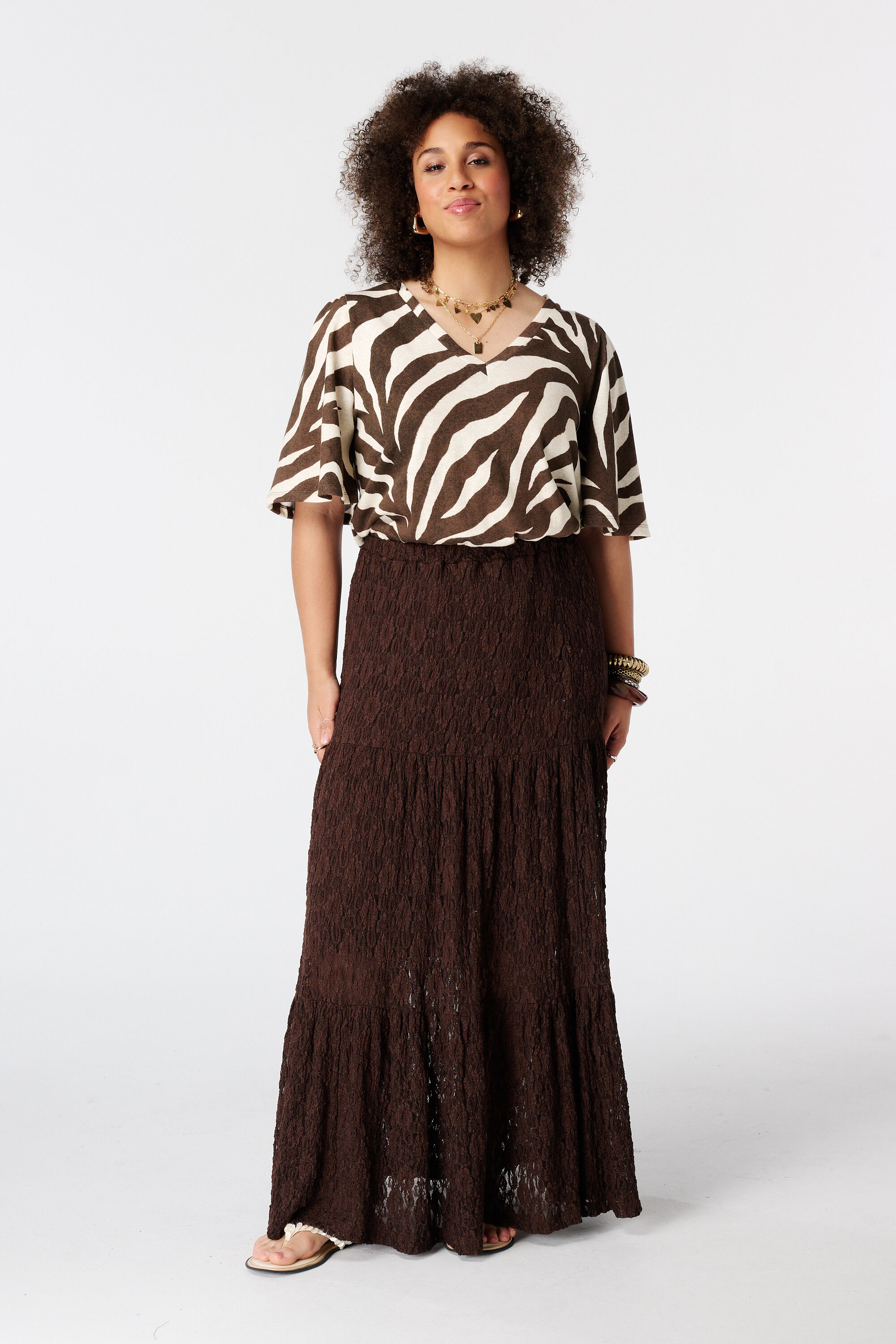 Camiseta con escote en V image number 5