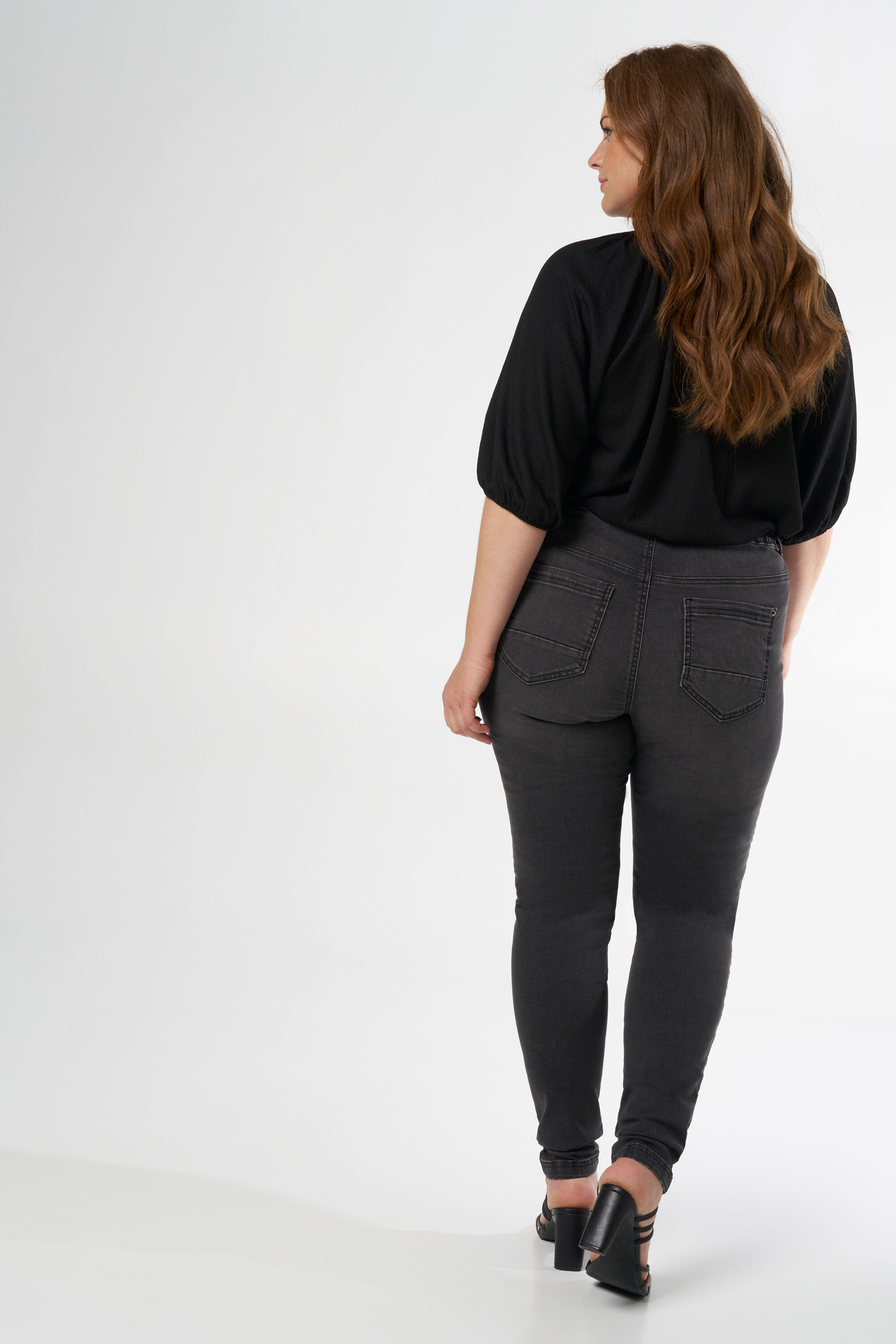 Treggings con aspecto denim image number 3