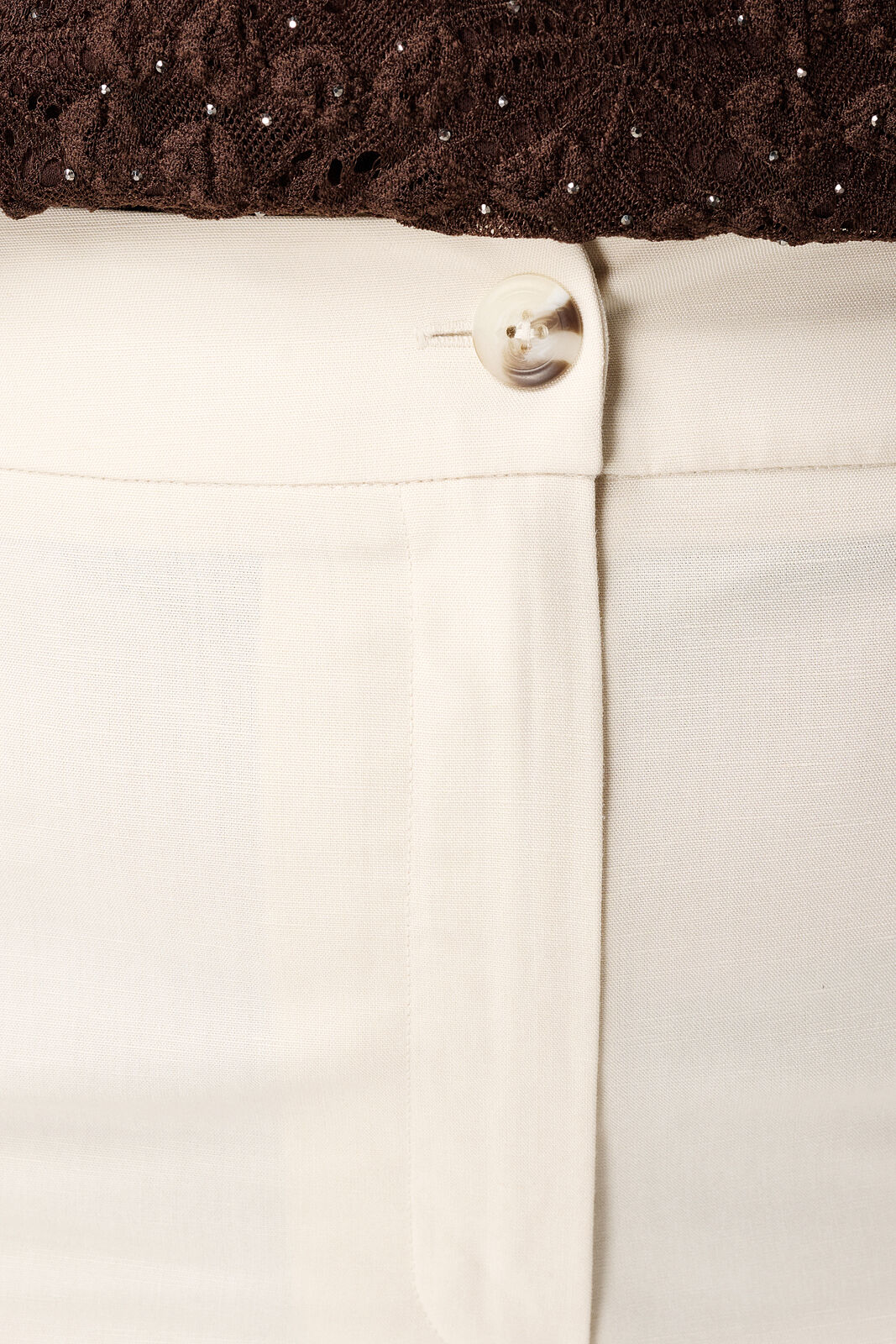 Pantal&oacute;n wide leg de lino image number 4