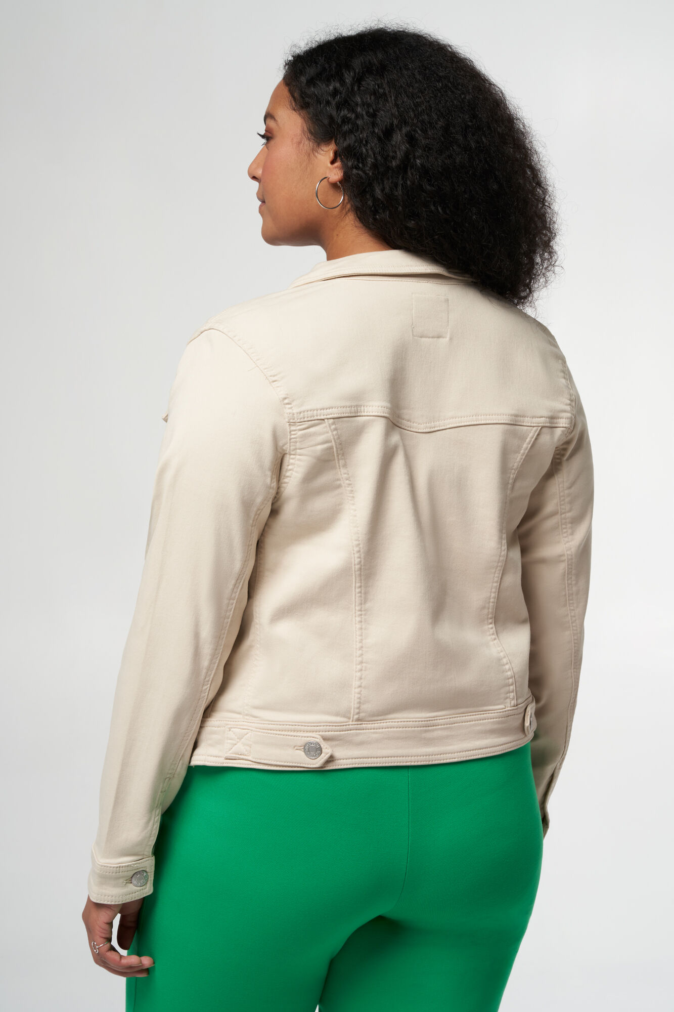 Chaqueta vaquera con el&aacute;stico image number 3