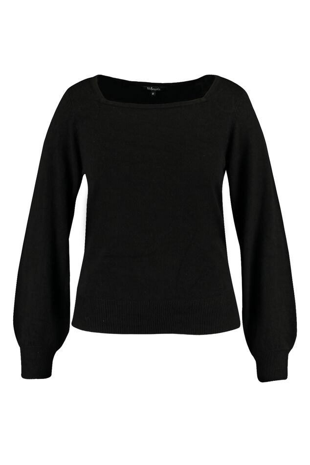 Suéter de cuello cuadrado image number 1