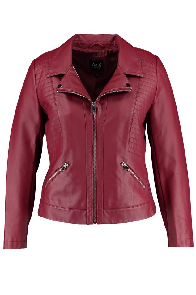 Chaqueta de cuero sintético  image number 1