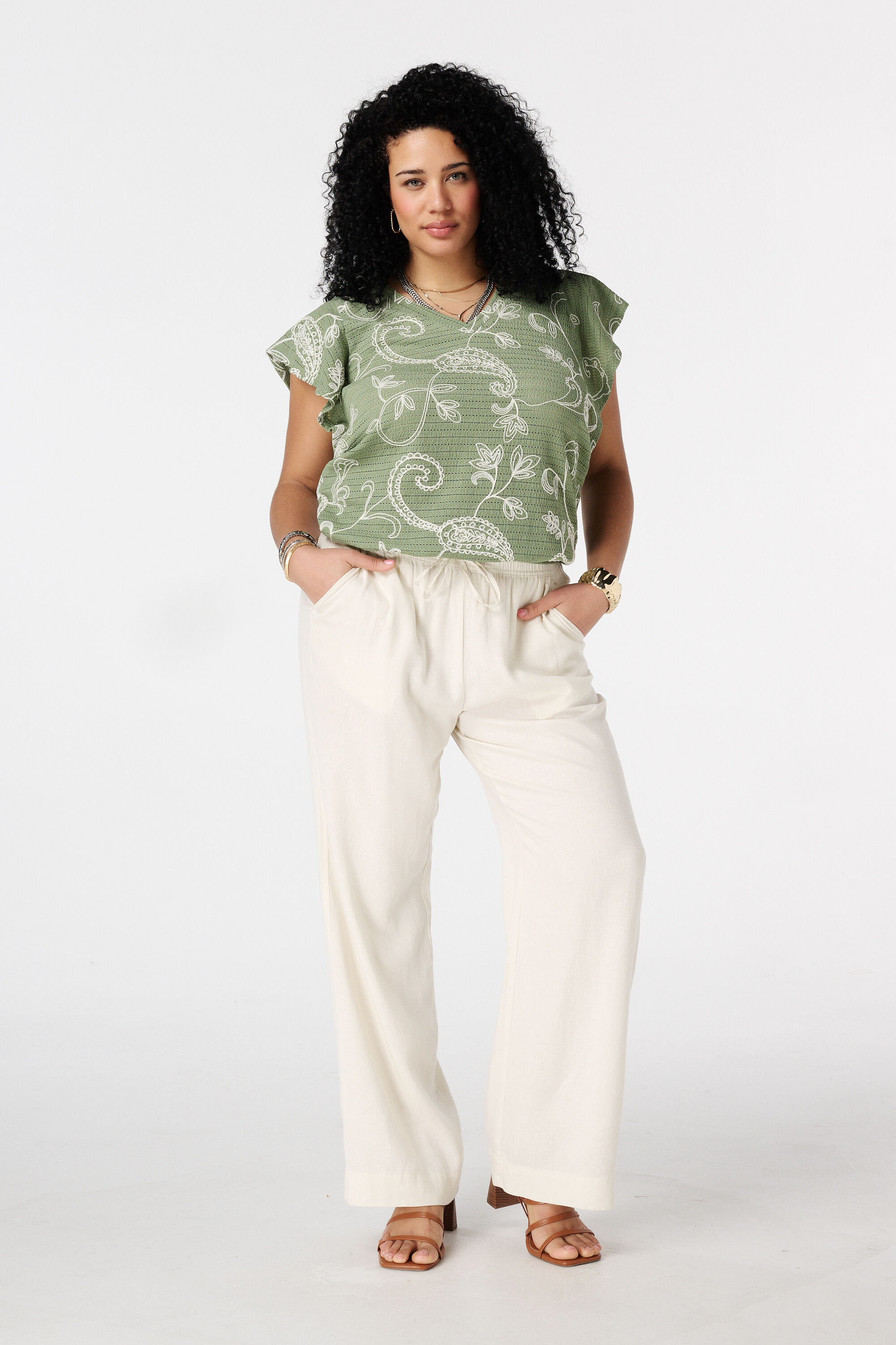 Top con estampado paisley image number 5