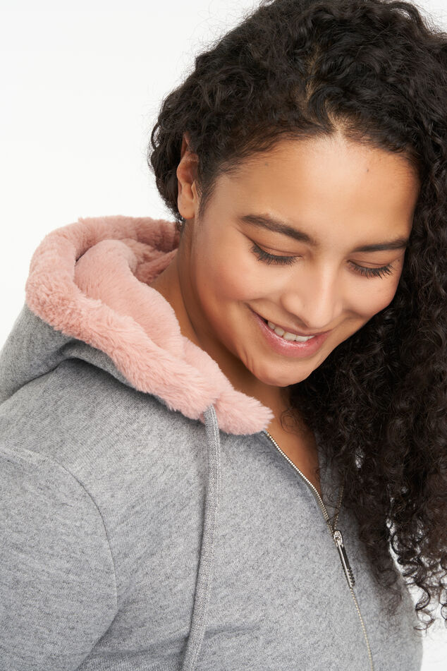 Cárdigan con capucha image number 5