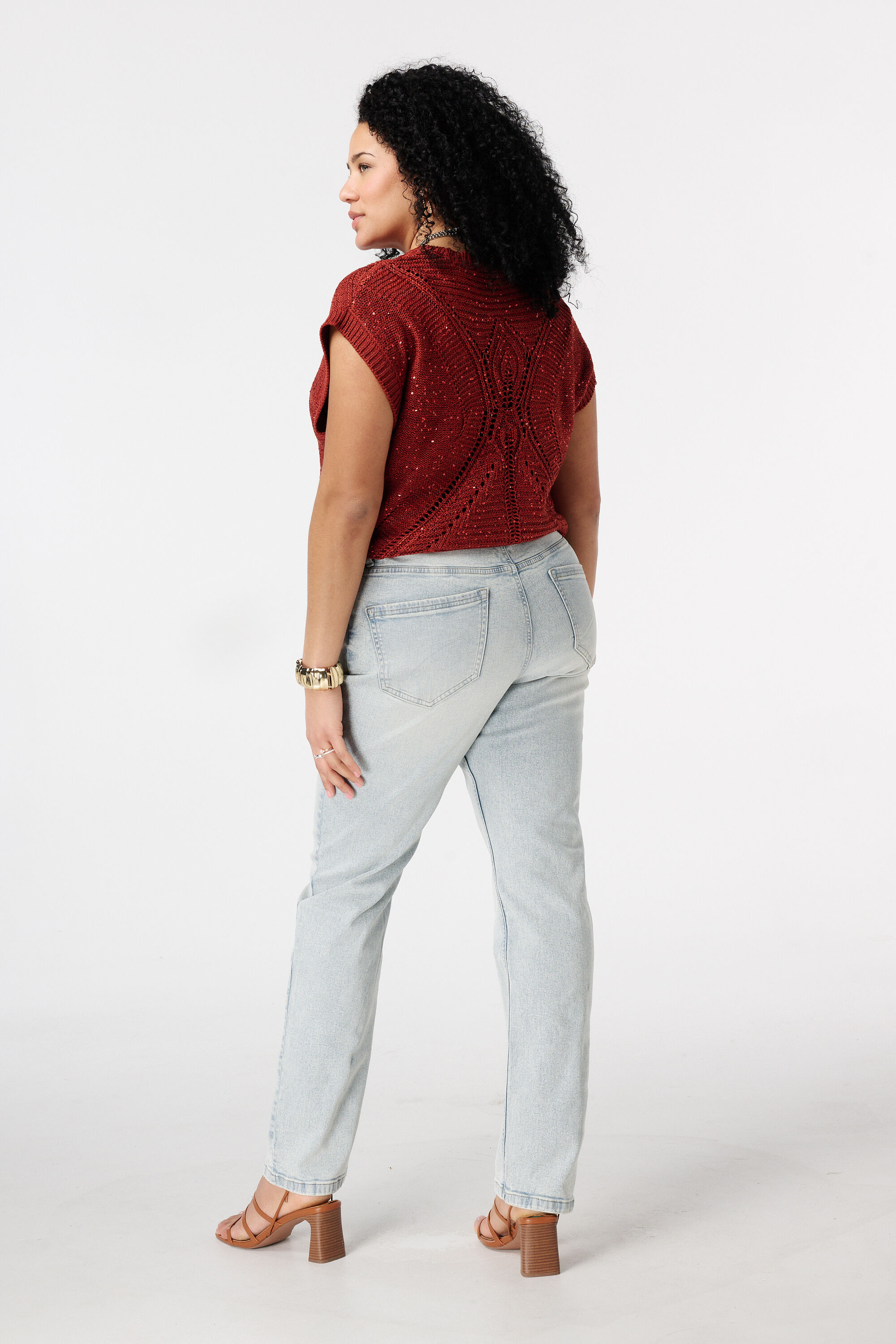 Vaqueros straight leg LILY largo 34 image number 3