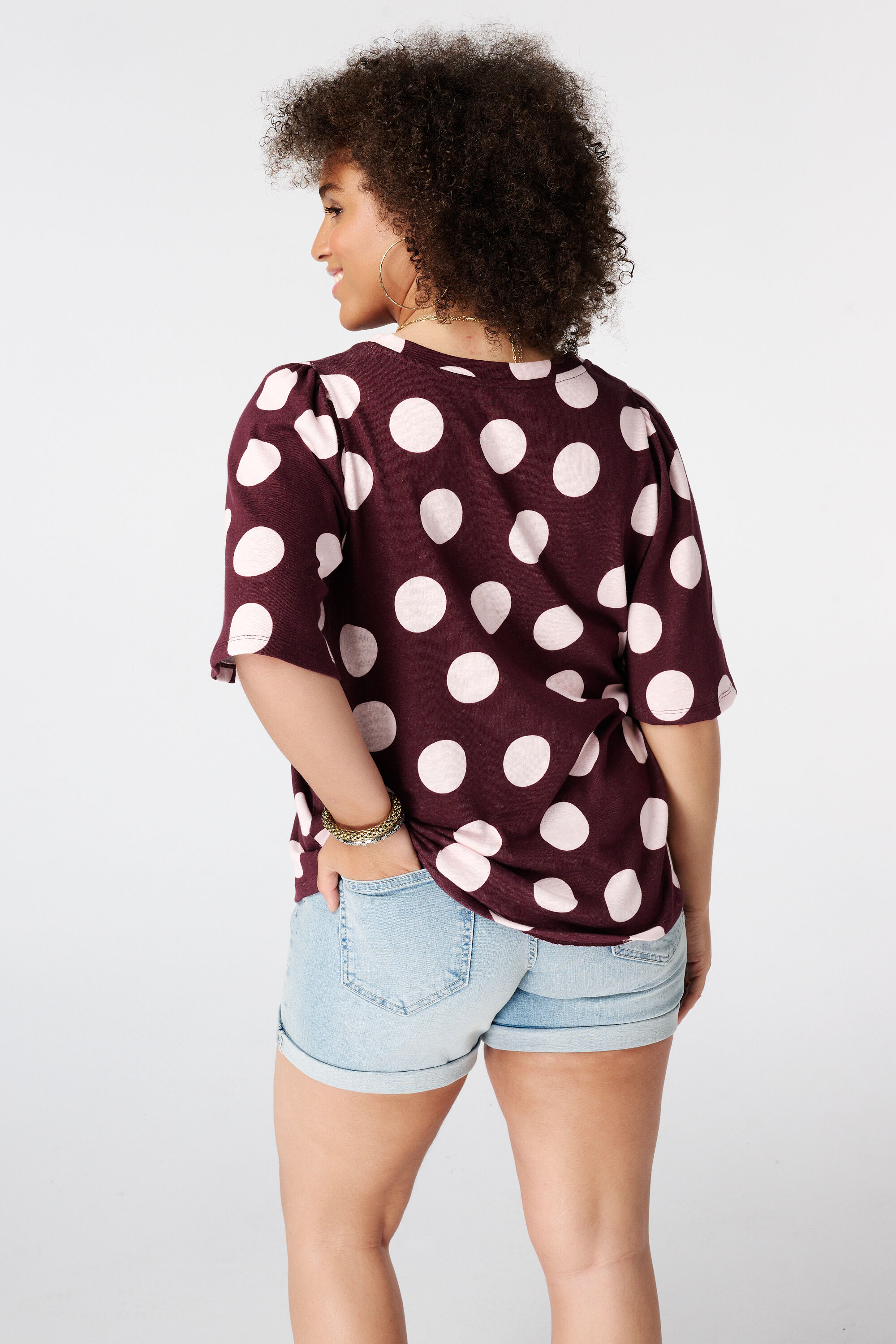 Camiseta con escote en V image number 3