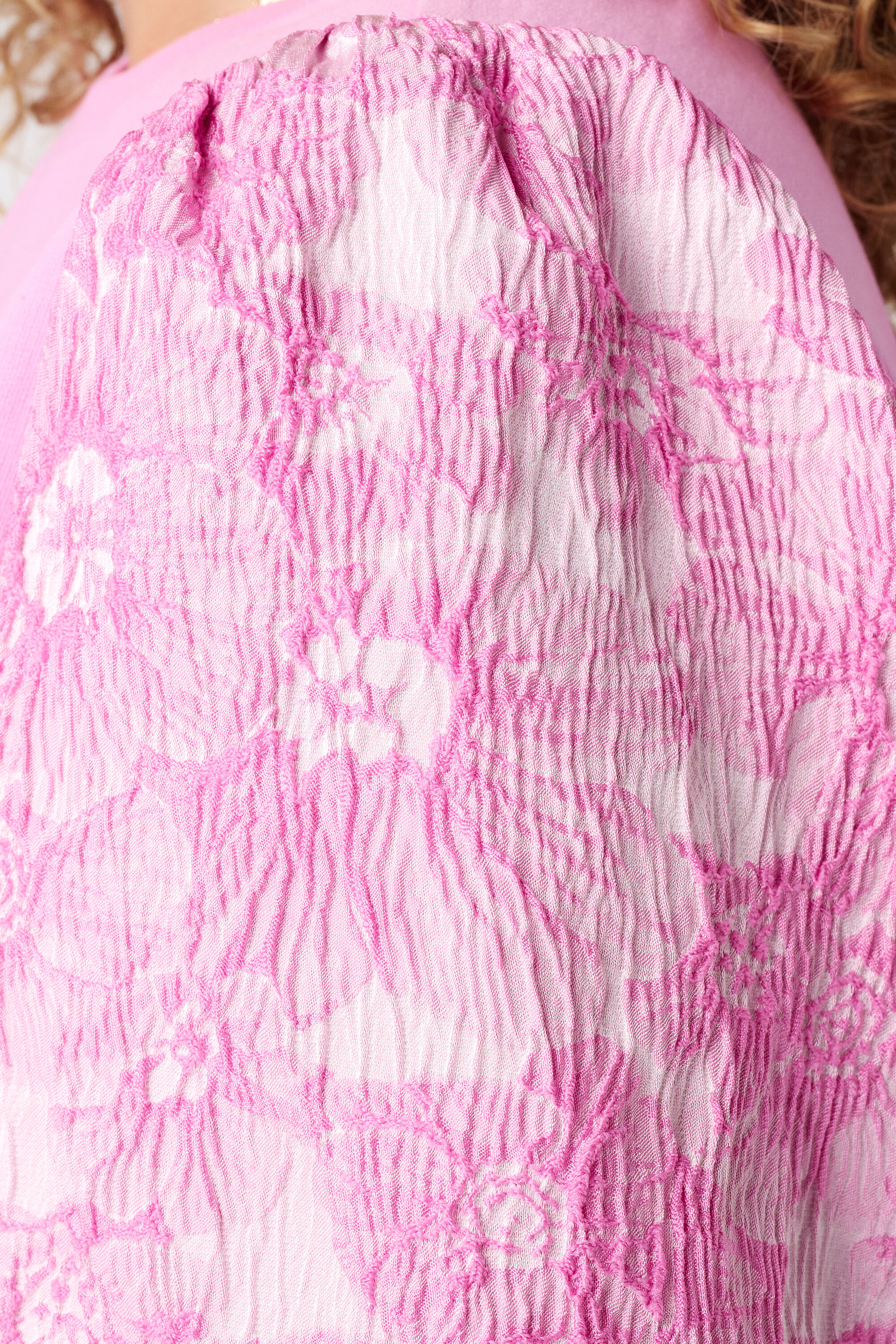 Top con mangas de jacquard image number 6