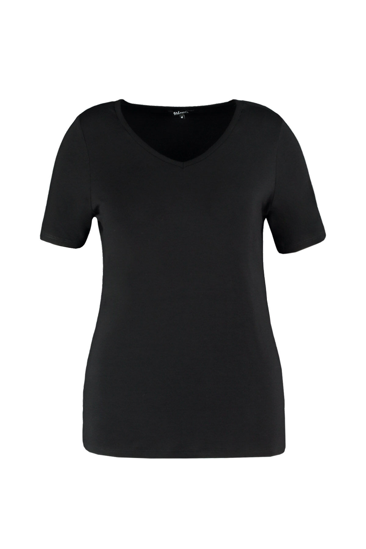 Camiseta con cuello en V image number 1