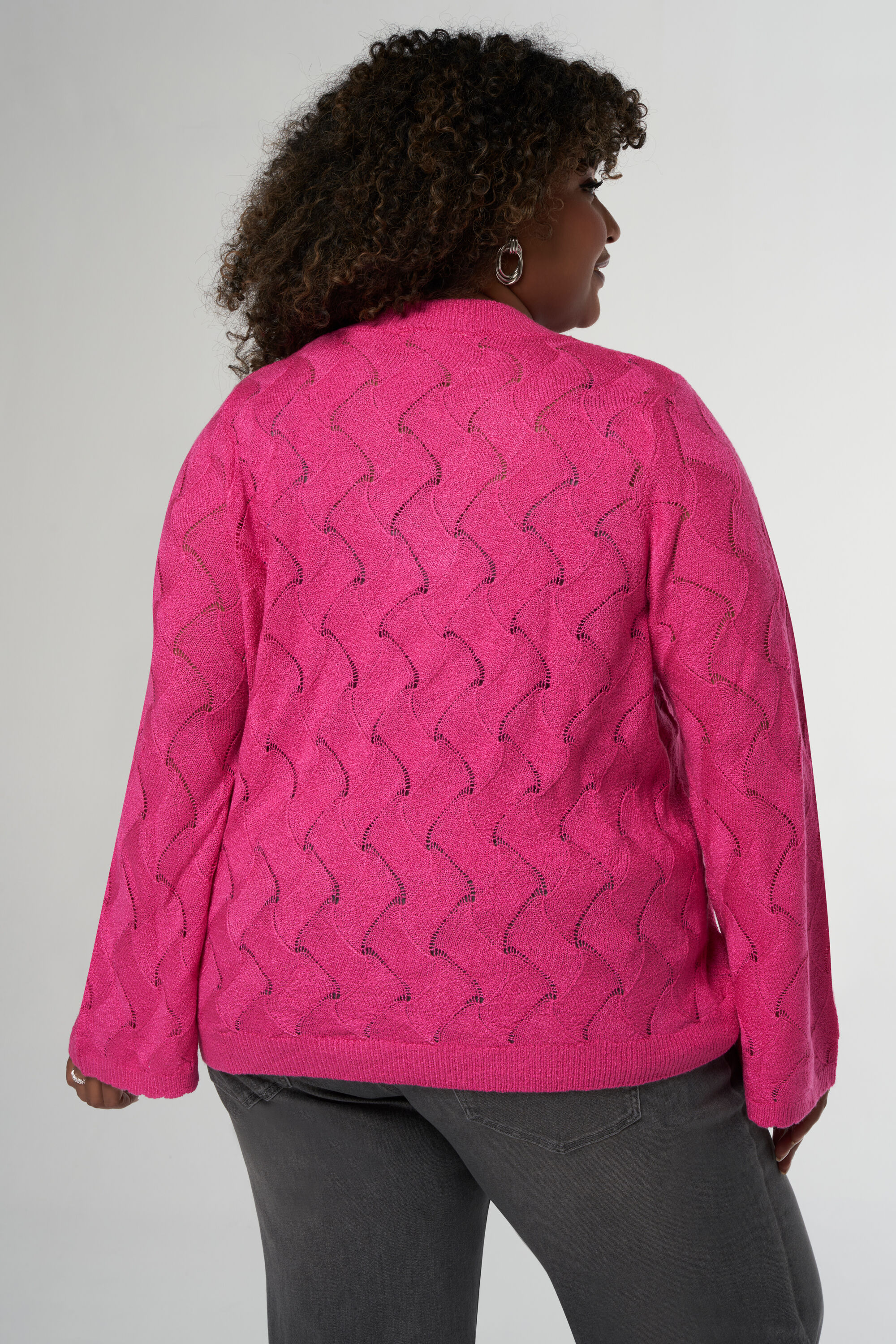 Jersey de punto con escote en V image number 3