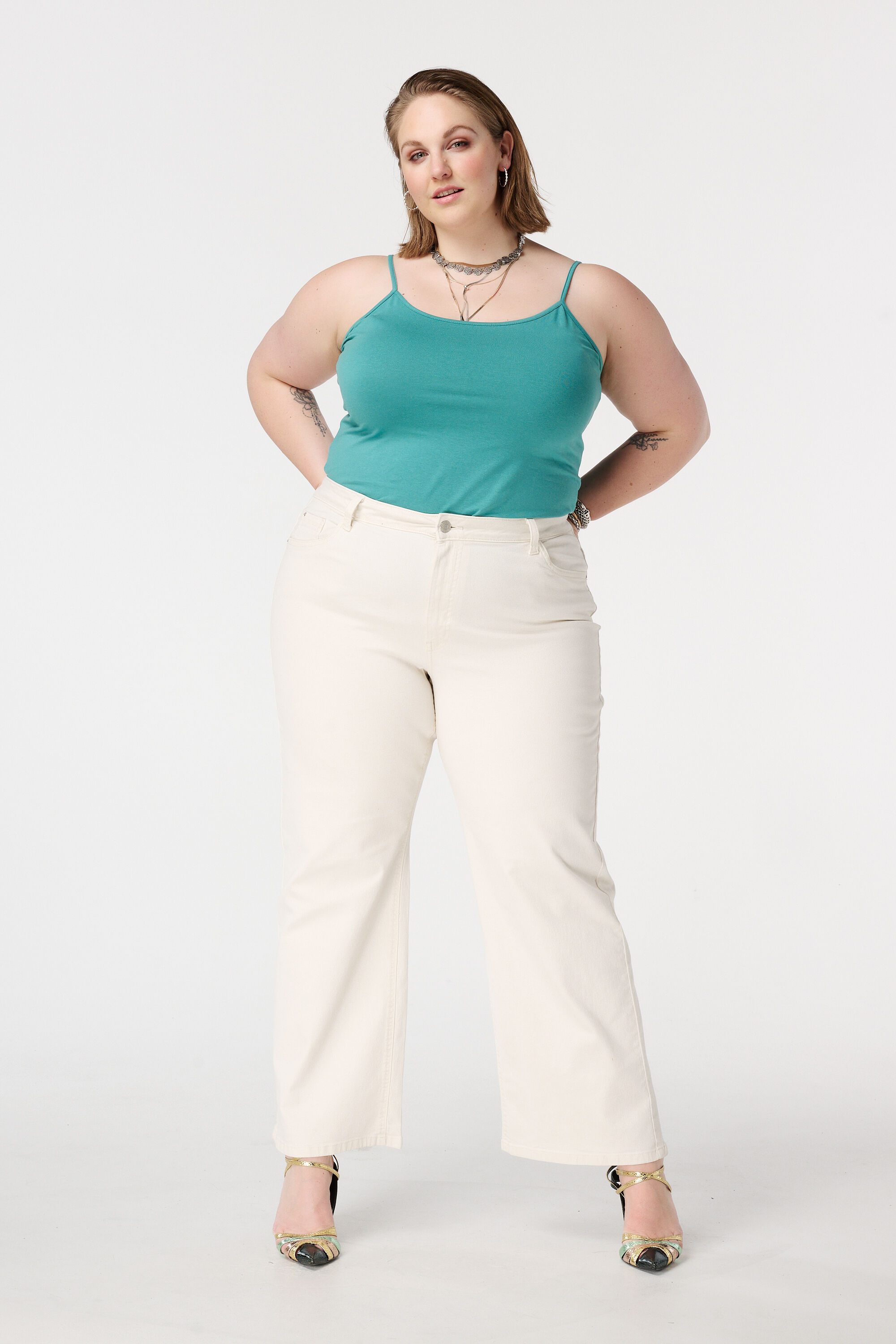 Top de espagueti con el&aacute;stico image number 5