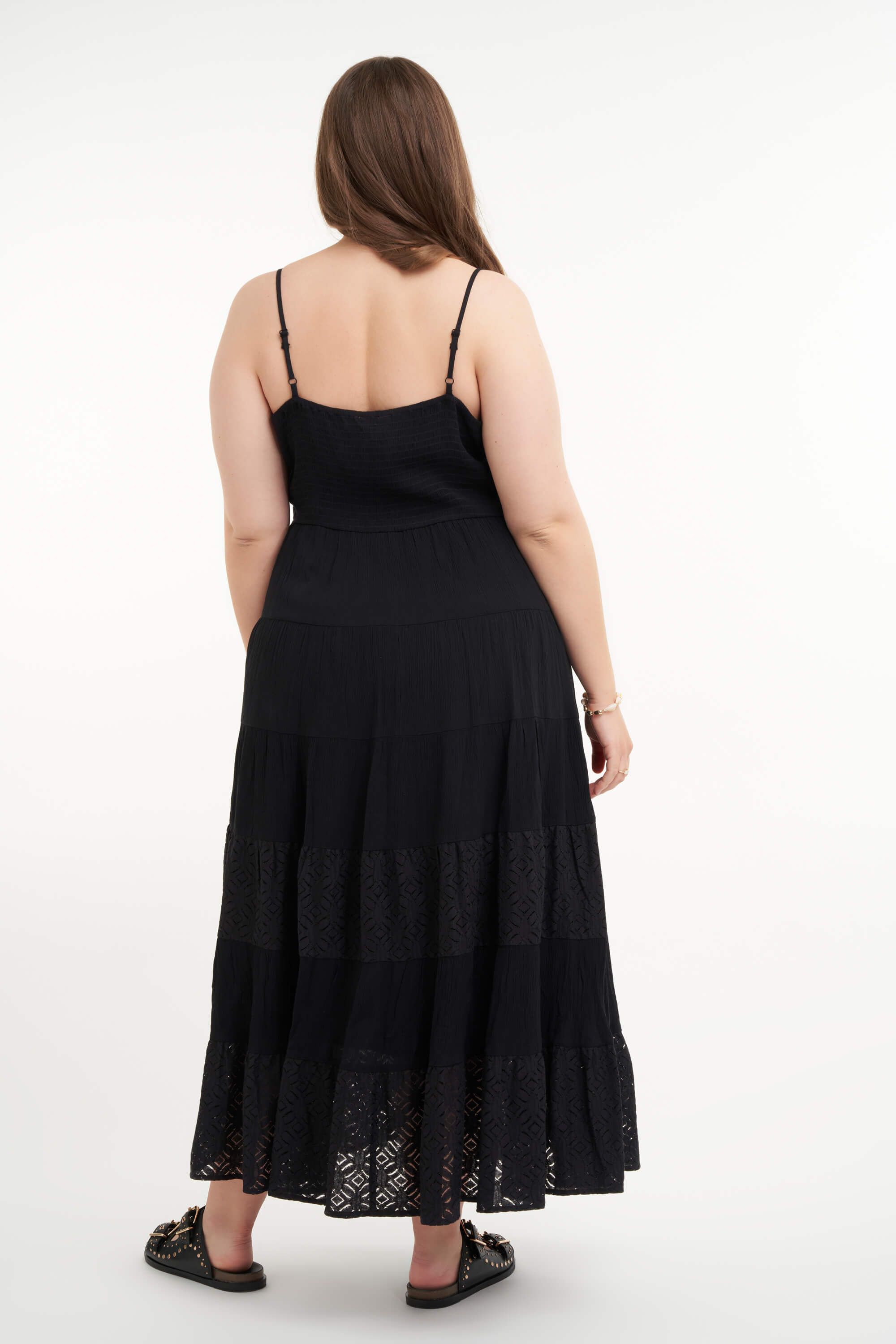 Vestido con corte en A image number 4