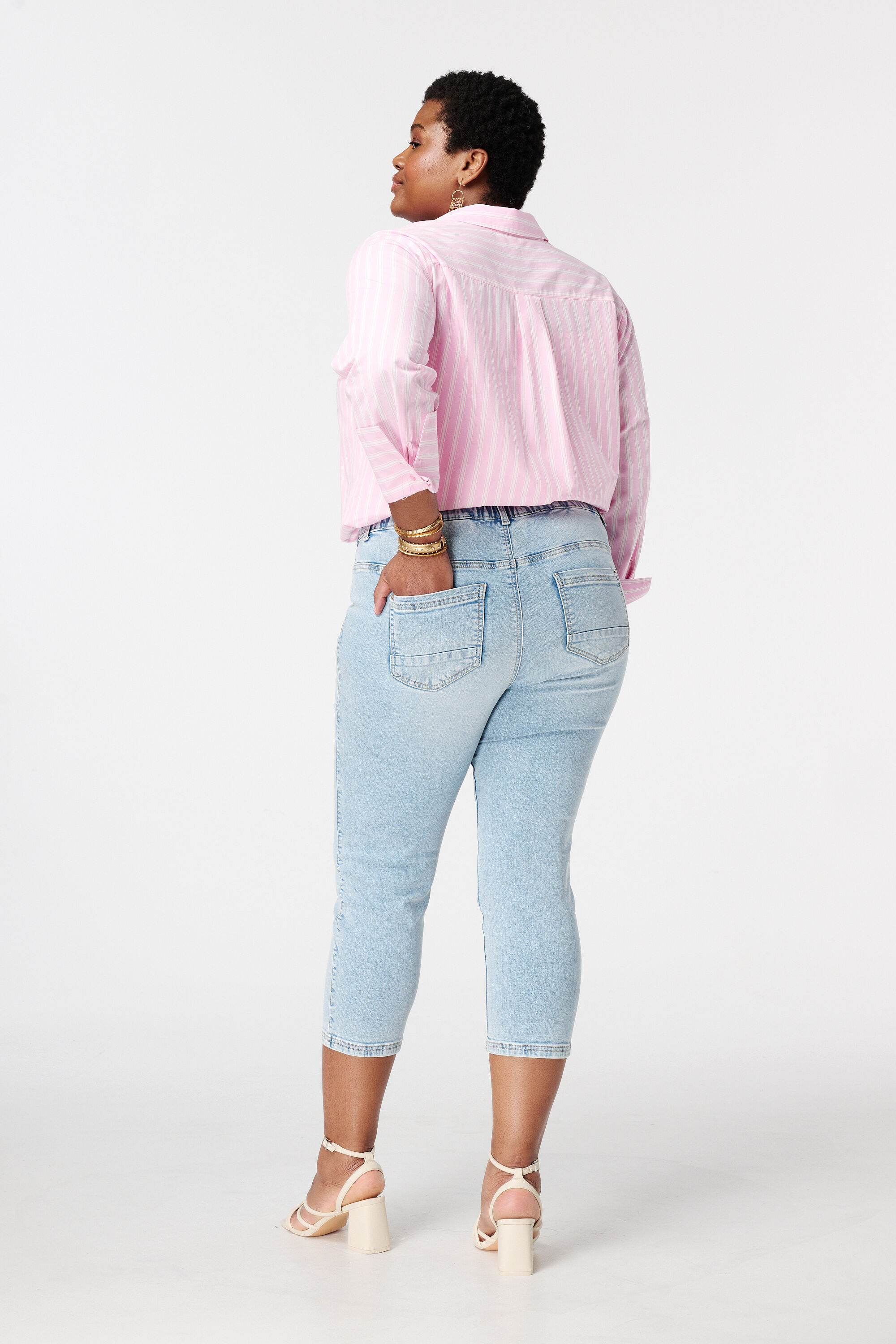 Treggings con aspecto denim image number 3