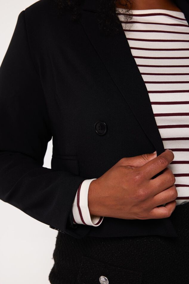 Blazer recortado image number 4