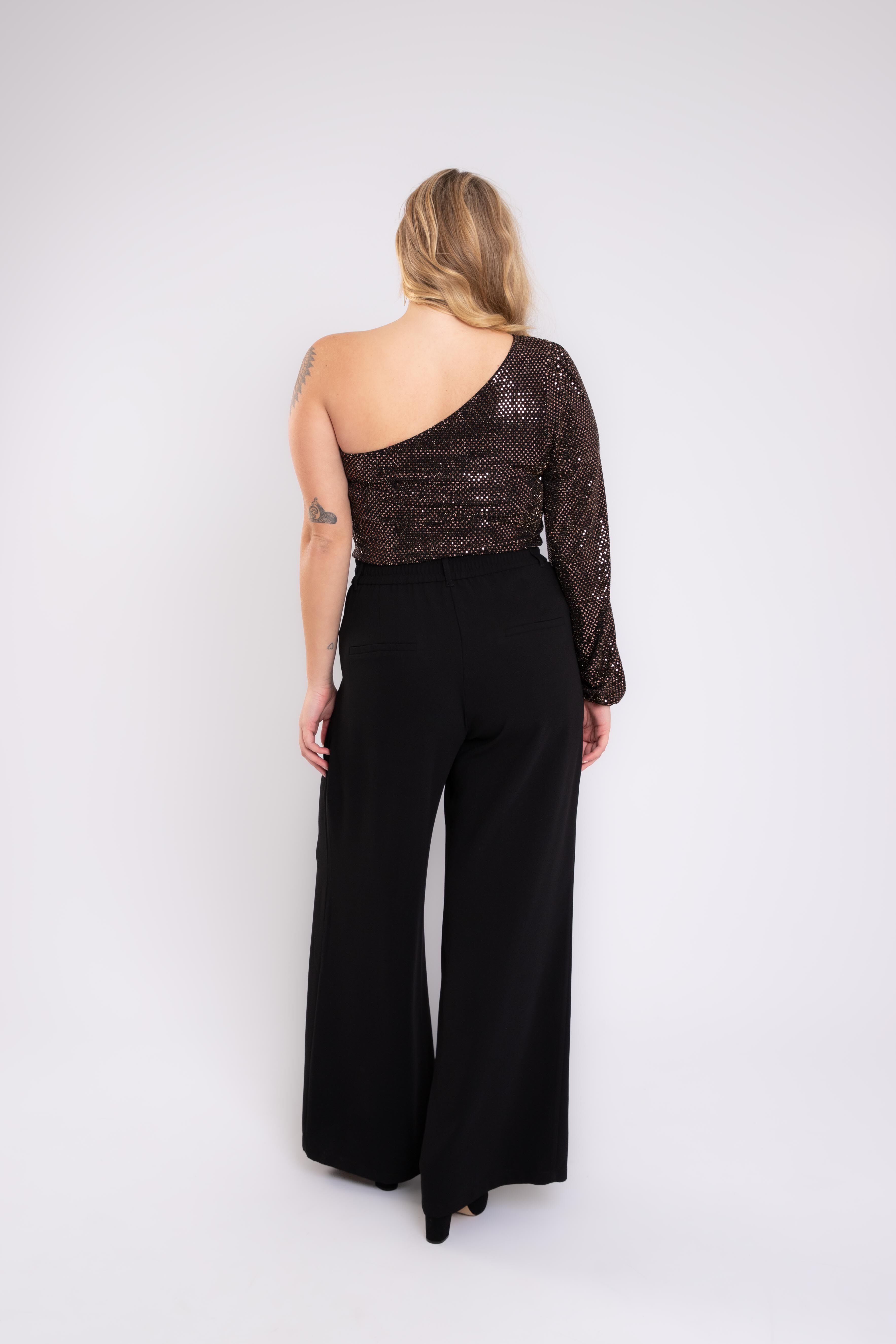 Pantalones de pernera ancha image number 4