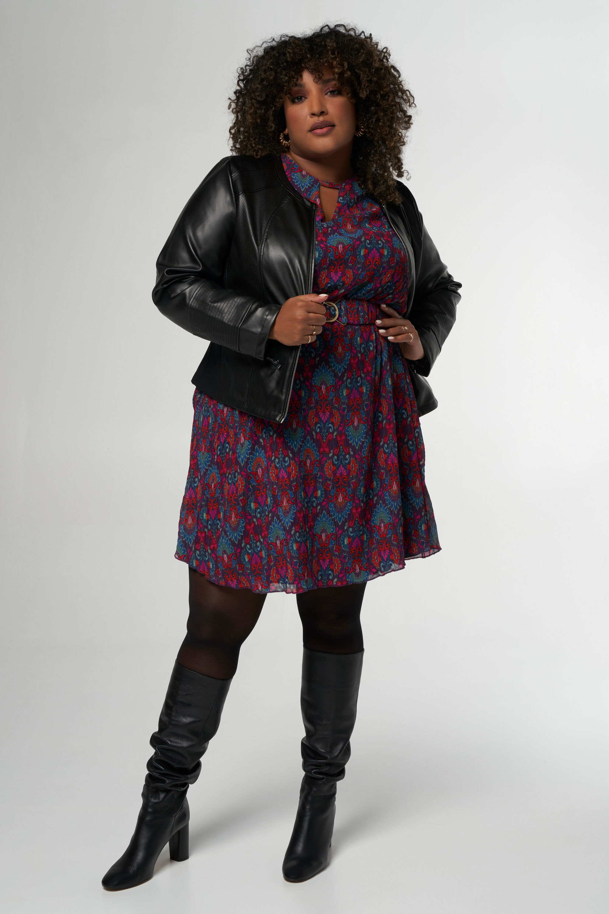 Cazadora de cuero sint&eacute;tico image number 5