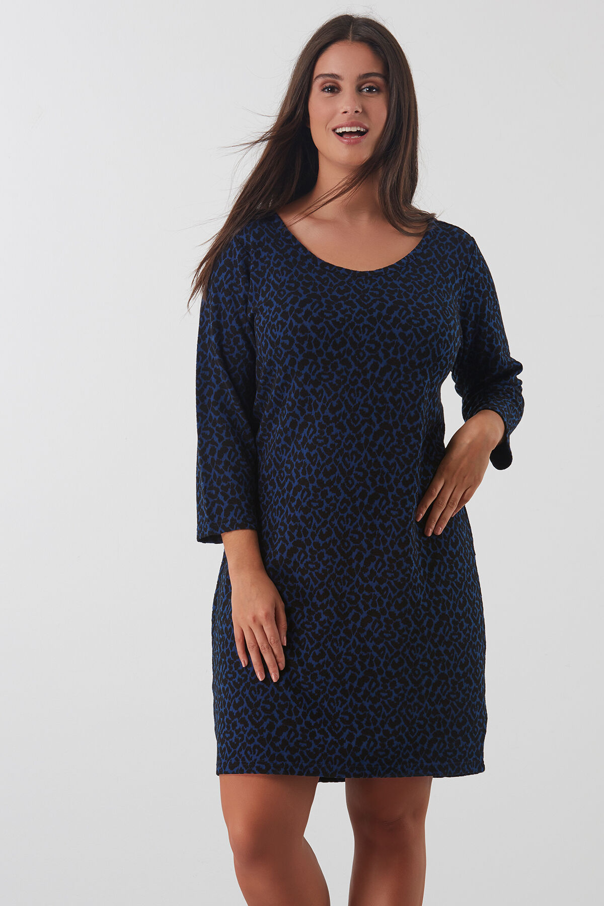 Vestido con estampado integral image number 3