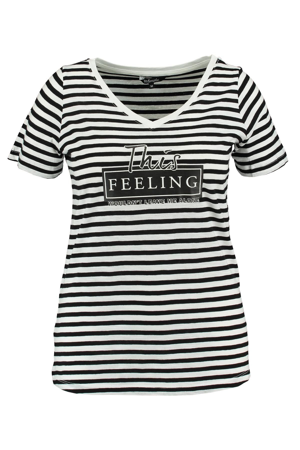 Camiseta larga estampada image number 1