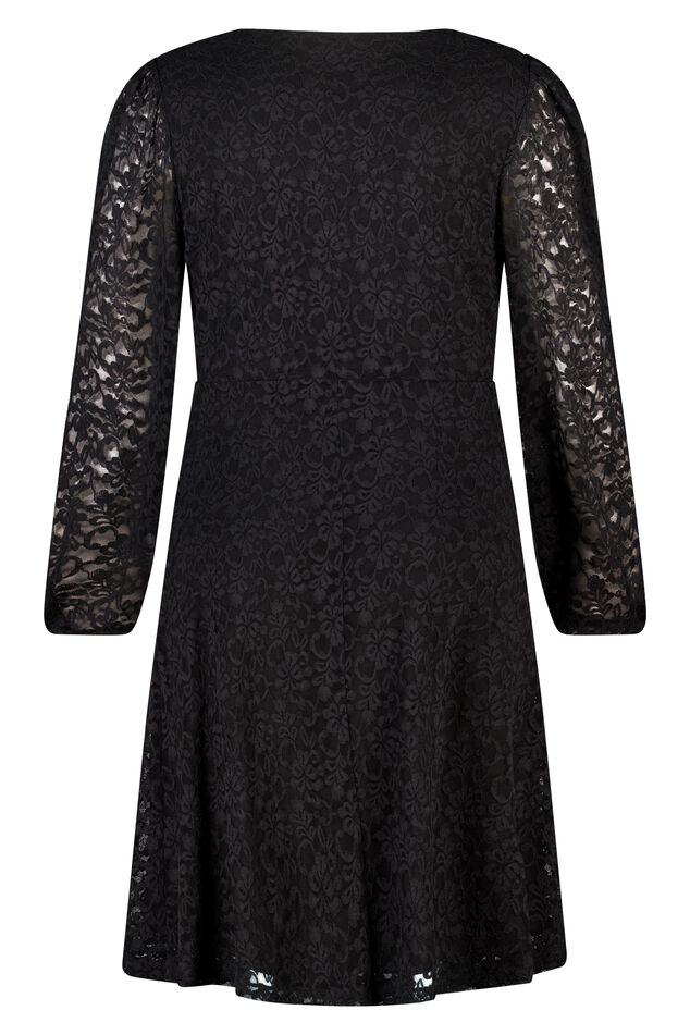 Vestido de encaje con detalle de botones image number 2