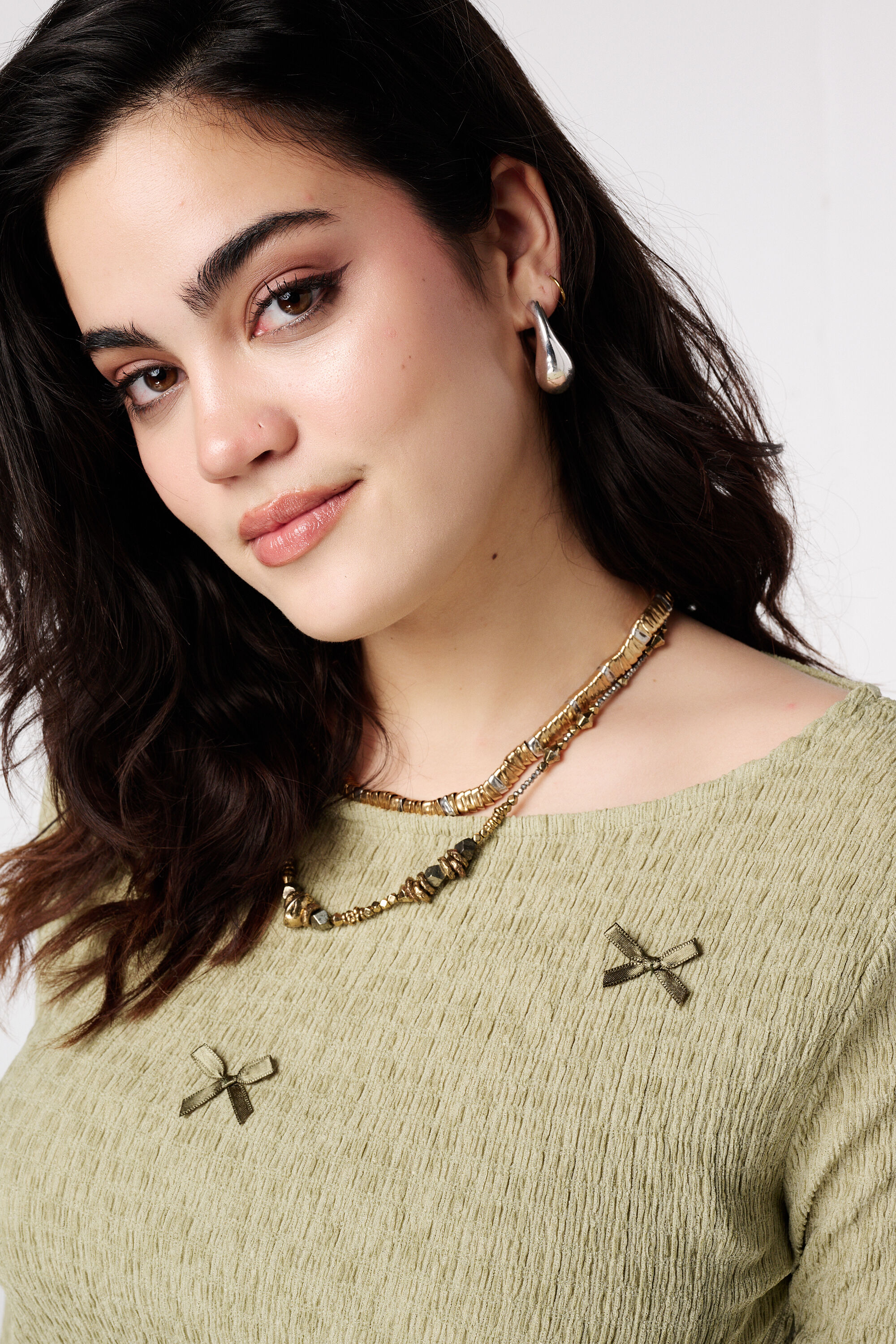 Top con detalles de lazos image number 4